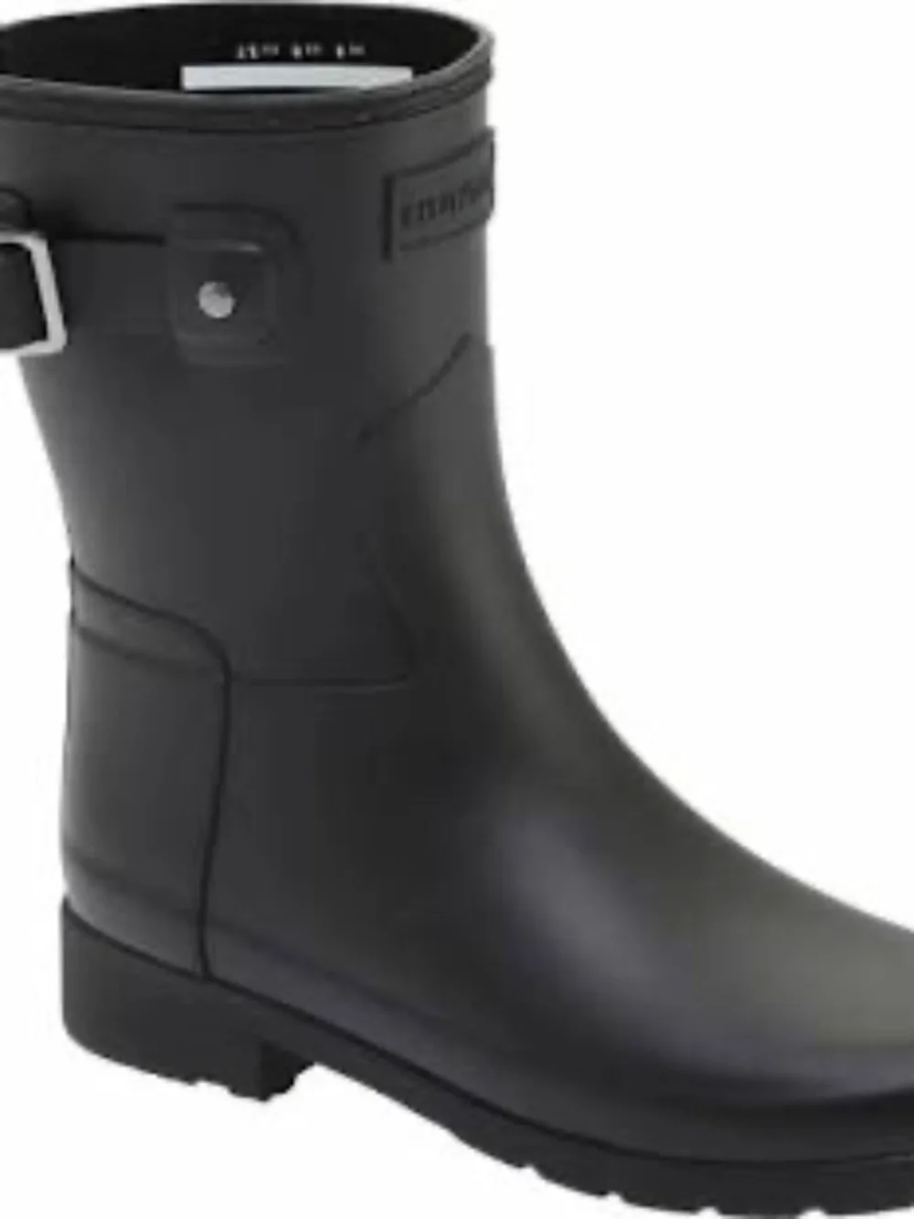 Hunter Original Refined, low rain boots, size 8/39, color: black